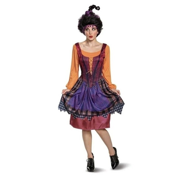 Disguise Other - New Disney Hocus Pocus Mary Classic Adult Costume Size Medium 8/10